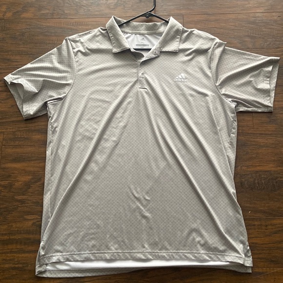 Other - Silver adidas polo shirt